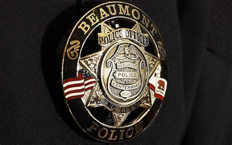 New Beaumont Pd Badges Evoke Law Enforcement Past For Citys Centennial