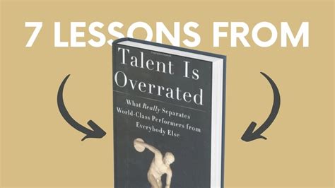 Talent Is Overrated By Geoff Colvin Top 7 Lessons Book Summary