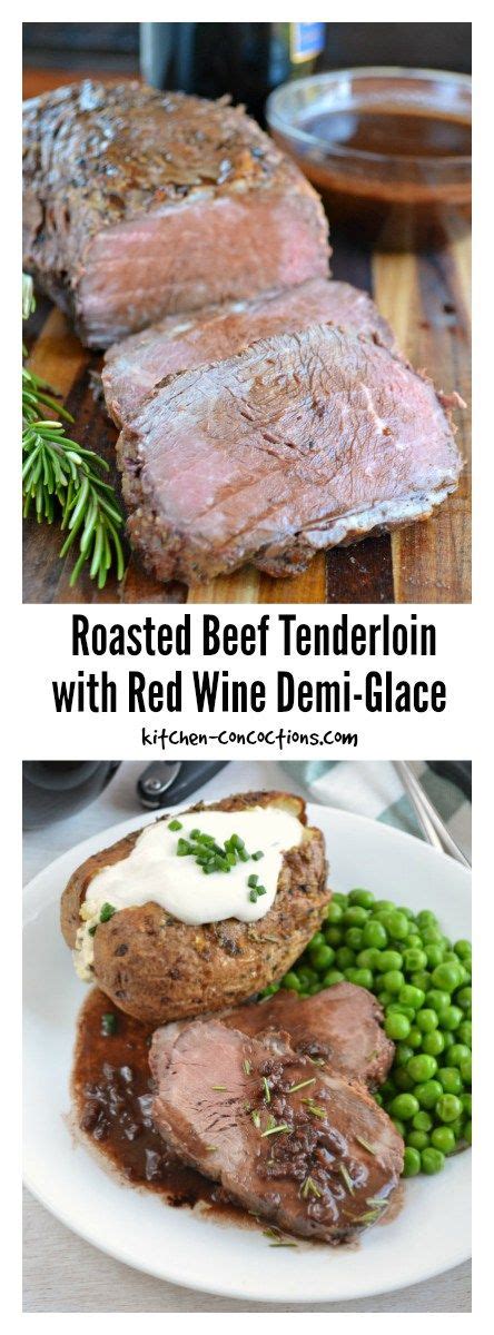 Beef tenderloin is truly a special occasion recipe, the kind you save for holidays like christmas, dinner parties, or other times when you are celebrating. Roasted Beef Tenderloin with Red Wine Demi-Glace - This ...