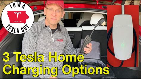 Tesla Home Charging Options Youtube