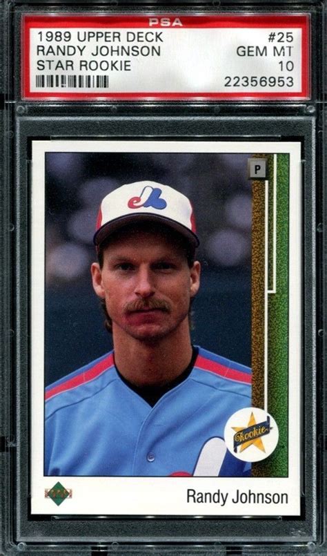 Randy Johnson 1989 Ud Upper Deck Star Rookie 25 Rc Hof Psa 10 Psa10