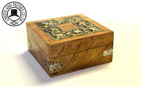 Wooden Heart Trinket Box Medium Chests Trunks