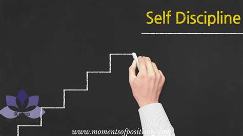 5 Practical Ways To Develop Self Discipline Moments Of Positivity