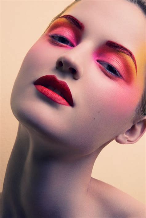 Jeff Tse Captures Bright Summer Beauty Pink And Red Shoot Make Up