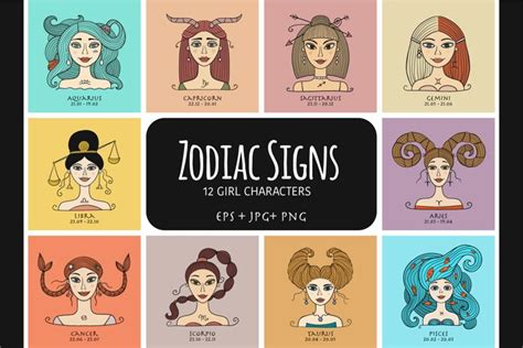 12 Zodiac Girls Astrology Signs And Horoscope