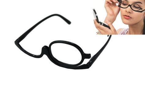2019 rotating magnify eye makeup glasses reading glasses women cosmetic presbyopia eyeglasses