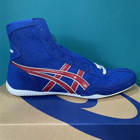 Asics Wrestling Boxing Shoes 1083a001 New Model Ex Eo Twr900 2023 Blue
