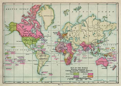 Maps World Map 1920