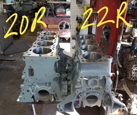 Toyota 20r And 22r Engine Blocks After Bore Hone And Decking Were