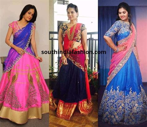 Party wear ceremony wear causal wear. Top 10 Half Saree Color Combinations Trending This Season