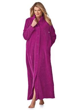 Chenille Robe By Only Necessities Plus Size Robes Slippers Woman Within Plus Size
