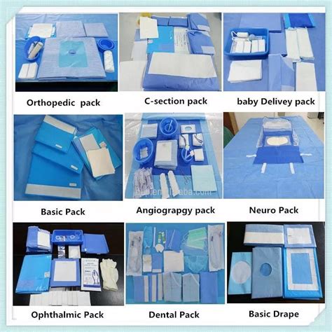 Custom Sterile Cardiovascular Drape Pack Surgical Drape Pack