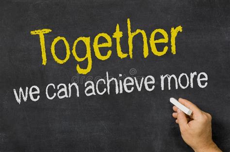 Together We Can Achieve More Stock Illustration Image 44106336