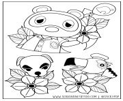 Coloriage animal crossing à imprimer Dessin animal crossing