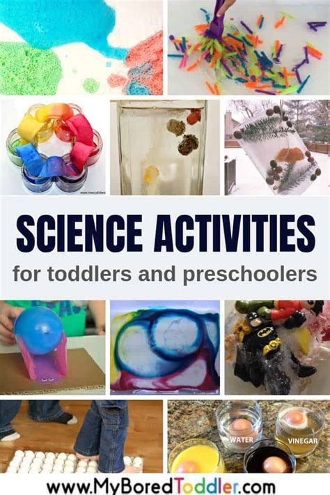 Science Experiments For Toddlers And Preschoolers My Bored Toddler