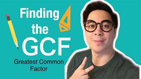 Math Finding The Gcf Greatest Common Factor Youtube