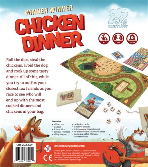 Winner Winner Chicken Dinner Board Game Monopolis Toko Board Games