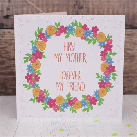 Forever My Friend Mothers Day Card By Kate Dorothy