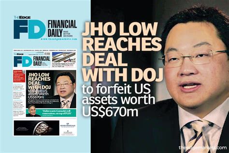 Jho low, a financier who is close to the family of malaysia's premier, was involved in purchasing five luxury properties in the u.s. Jho Low gives up on US assets worth US$670m in DoJ deal ...