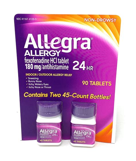 allegra allergy 90 tablets