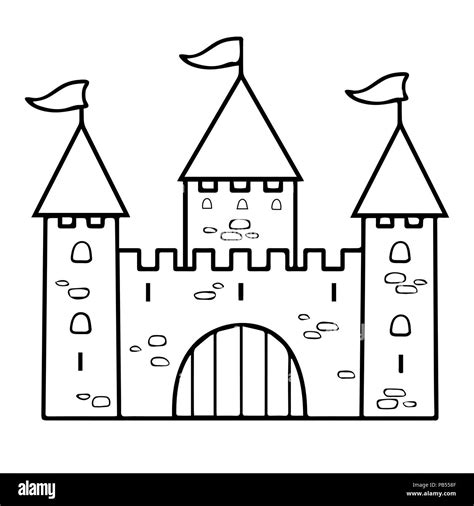 Las Mejores 153 Castillo Facil Para Dibujar Gingerappmx
