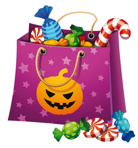Halloween Candy Bag Clip Art Halloween Bags Halloween Clipart