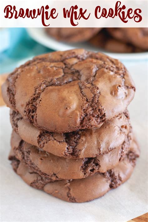 Brownie Mix Cookie Recipe Cake Mix Cookie Recipes Brownie Mix