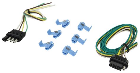 Custom trailer wiring harness product name custom trailer wiring harness type trailer wiring harness color white blue yellow white length 25 inch or custom jacket pvc connector copper certificate rohs ul application automobile delivery shipped in 7 days hot sale about us shipping. Hopkins 4-Way Flat Trailer Wiring Kit - Vehicle and Trailer Ends Hopkins Wiring HM48205