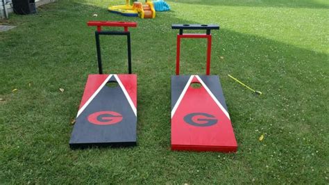 Customized Cornhole Boards With Cup Holders Cornhole Boards Cornhole