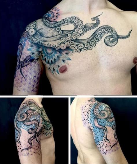 100 Kraken Tattoo Designs For Men Sea Monster Ink Ideas