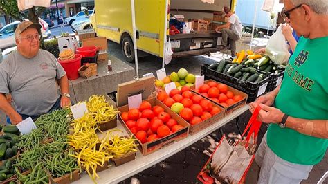 Selling Fresh Vegetables At The Farmers Market Youtube