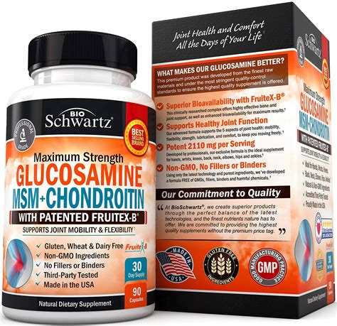 Glucosamine Chondroitin Msm Triple Strength Joint Supplement With