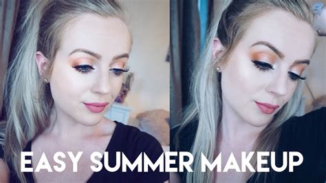 peachy summer glow makeup emma s beauty box youtube