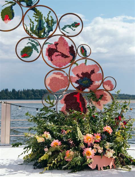 Embroidery Art Moscow Wedding Artistic Wedding Flower