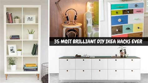 35 Most Brilliant Diy Ikea Hacks Ever Youtube Diy Ikea Hacks Ikea