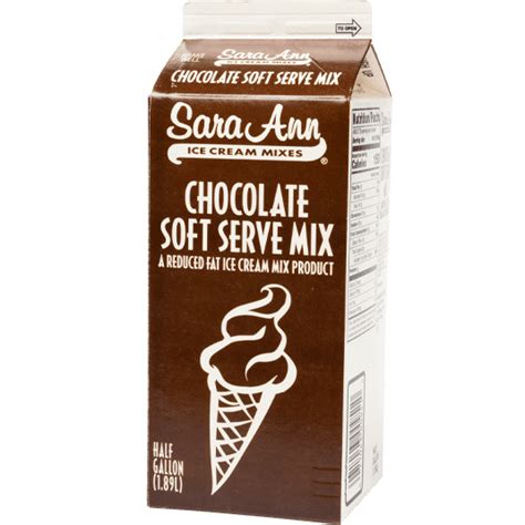 Sara Ann Vanilla Soft Serve Ice Cream Mix Ae Dairy