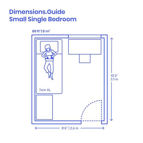 Minimum size for single bedroom. Small Single Bedroom Layouts | Single bedroom, Bedroom ...