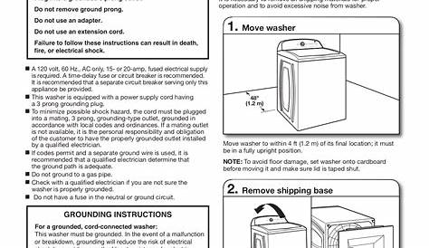 PDF manual for Maytag Washer MVWC200XW