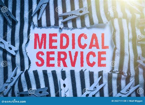 Sign Displaying Medical Service. Business Overview Treat Illnesses and