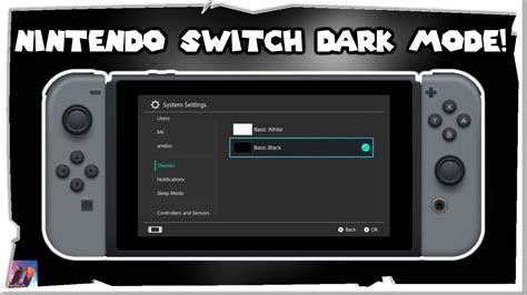 How To Put The Nintendo Switch In Dark Mode Youtube