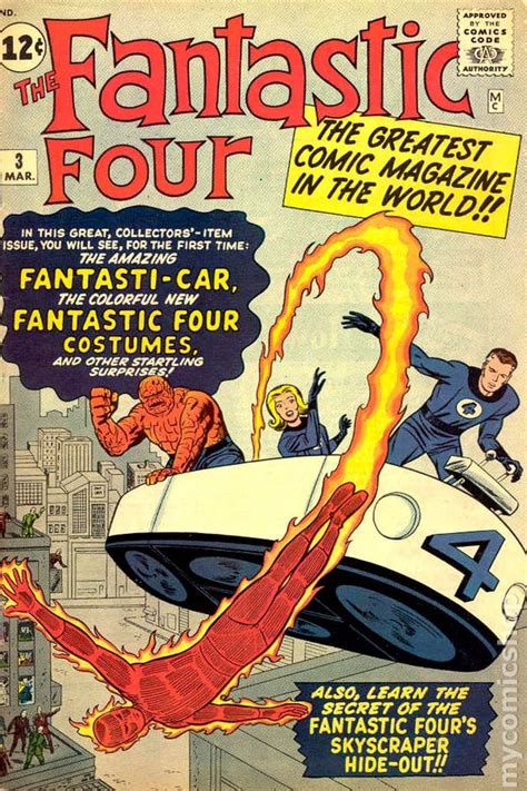 Fantastic Four 3 1962 Jack Kirby Rclassicmarvelcovers