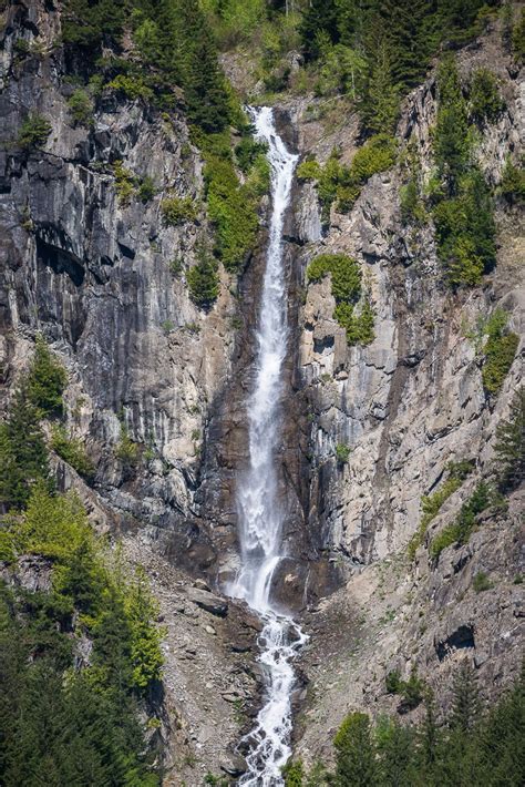 Whispering Falls British Columbia Canada World Waterfall Database