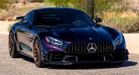 Deep Purple Mercedes Amg Gt R Pro Laden With Carbon Looks Near Perfect Motorlinks
