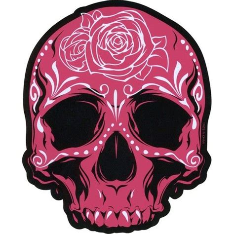 Pink Skull Sticker Skull Sticker Pink Skull Skull Art