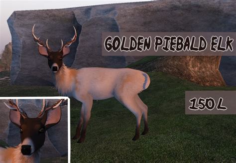 Second Life Marketplace Twi Deer Golden Piebald Elk