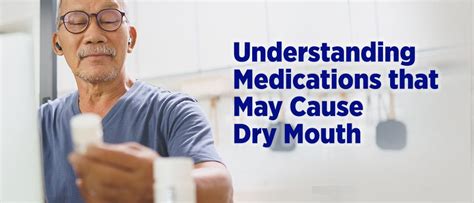 Understanding Medications That May Cause Dry Mouth Lubricity Dry Mouth Oral Spray