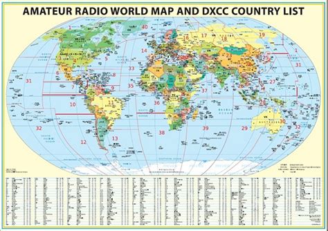 Jual Dxcc Map Amatir Radio Di Lapak Imam Cahyono Belanjavmc
