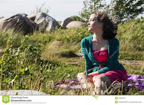 The Beautiful Day For Taking Peaceful Rest Stock Photo Image Of