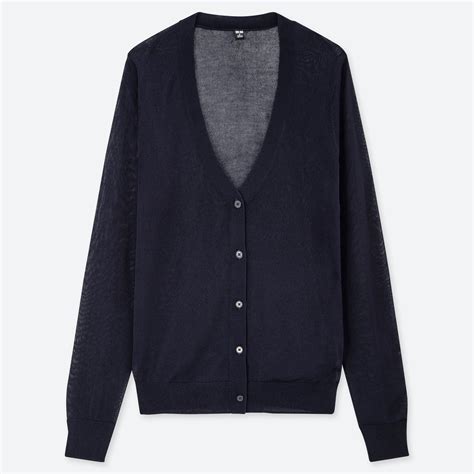 Women Light V Neck Cardigan Uniqlo Us