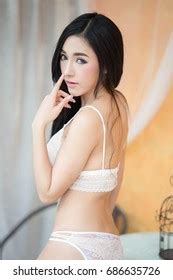 Sexy Asian Woman Lace Underwear Stock Photo Shutterstock